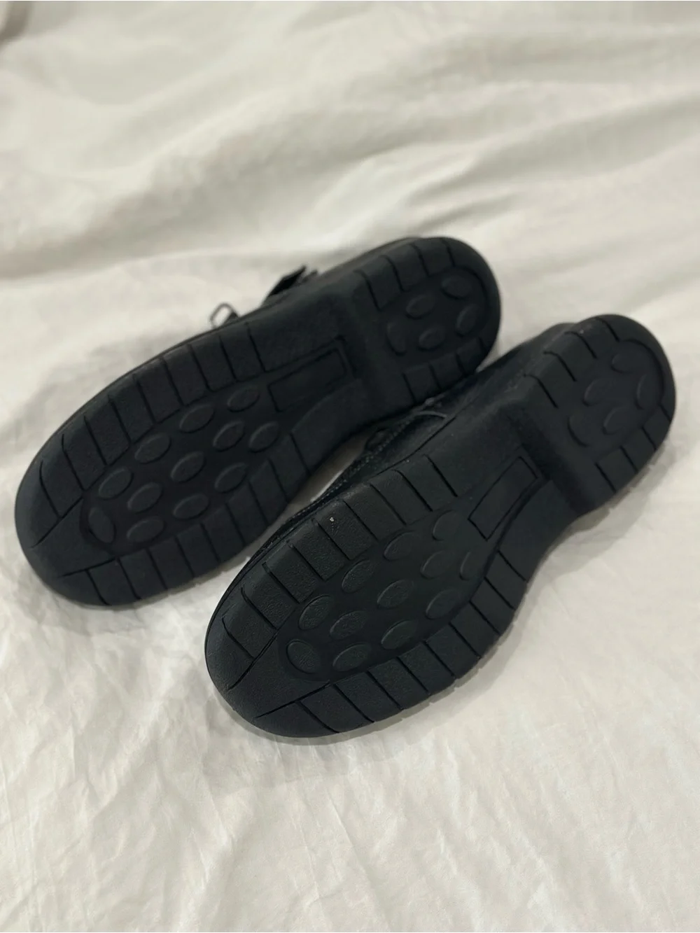 Kids Black T-Strap School Shoes